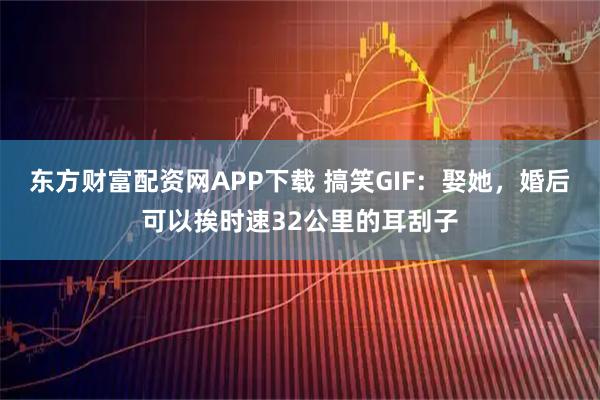 东方财富配资网APP下载 搞笑GIF：娶她，婚后可以挨时速32公里的耳刮子